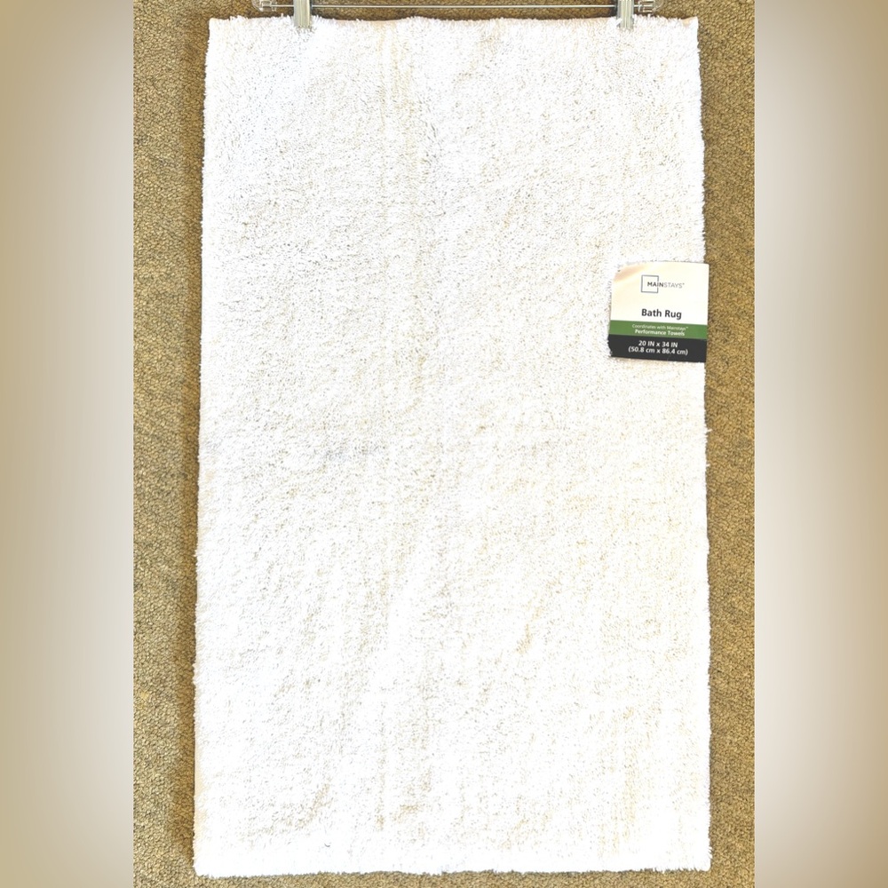 Mainstays Soft Cream Bath Mat